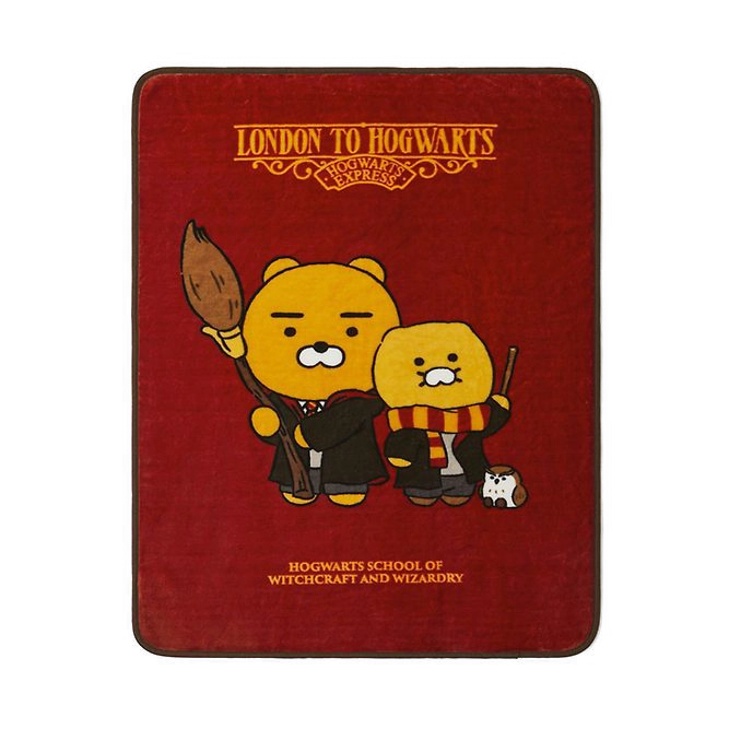 Kakao Friends X Harry Potter Fleece Blanket