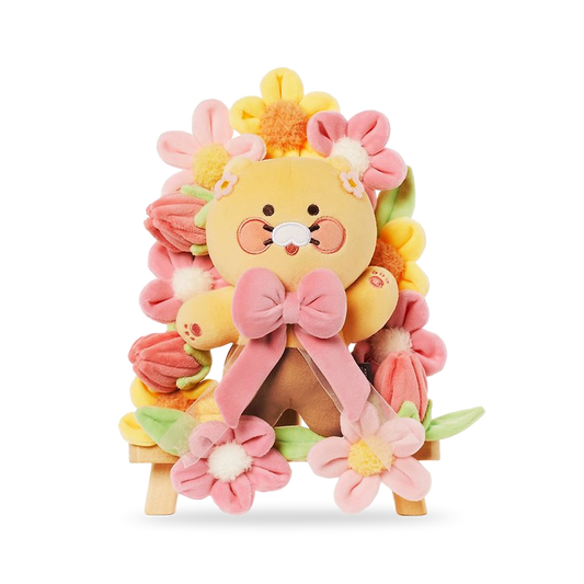 Kakao Friends Choonsik Flower Wreath Plush Doll