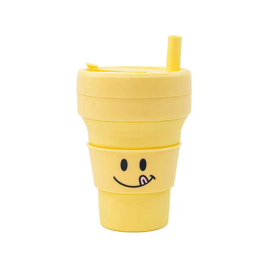 Knotted Smile Stojo Silicone Tumbler 16oz