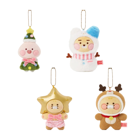 Kakao Friends [Merry Choon Christmas] Plush Doll Keyring