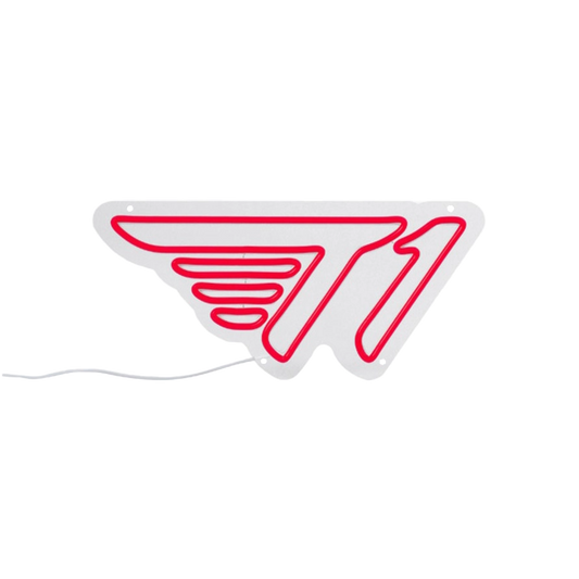T1 Logo Neon Light
