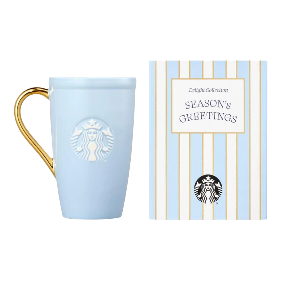 Starbucks Korea [Holiday Delight] Baby Blue Mug 473ml