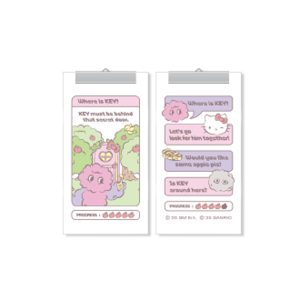 SHINee KEY [Where is KEY? with HELLO KITTY] DIY Keyring - Label Charm