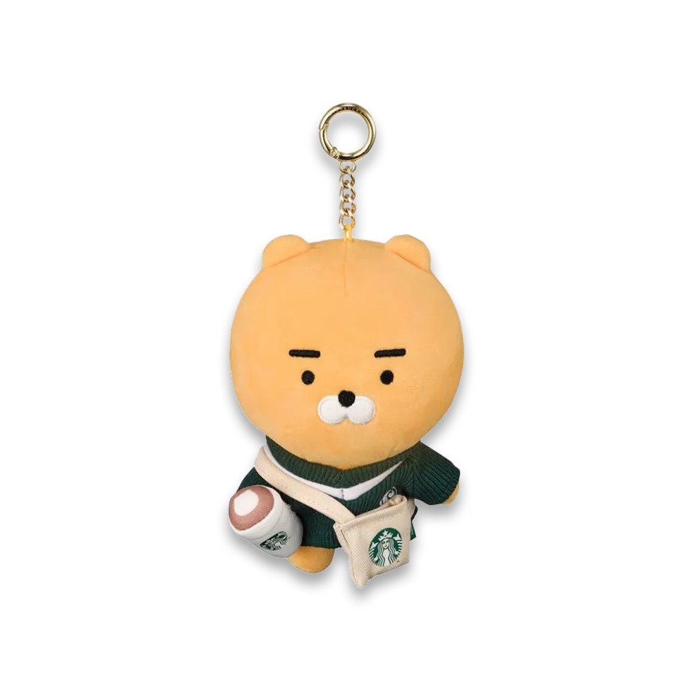 Kakao Friends X Starbucks Korea MyBuddy Plush Keyring