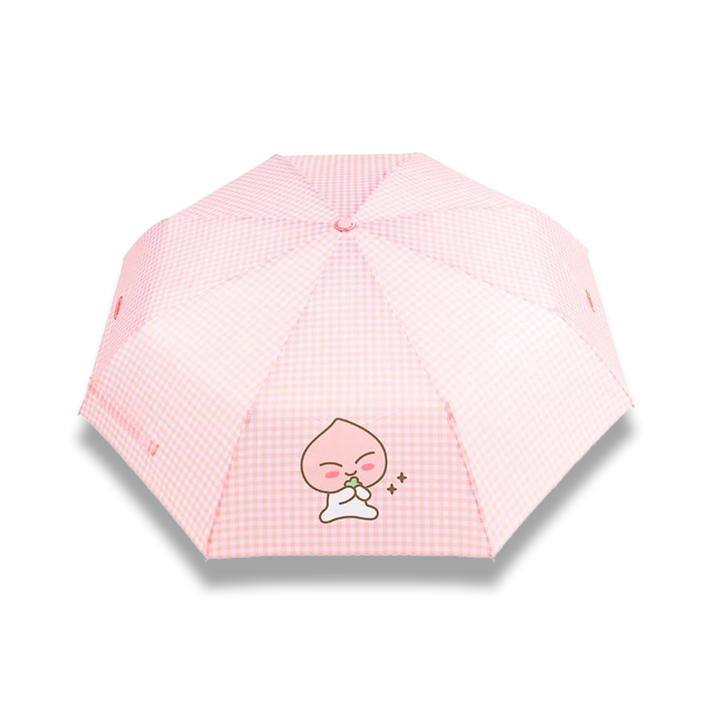 Kakao Friends Checkered Foldable Umbrella