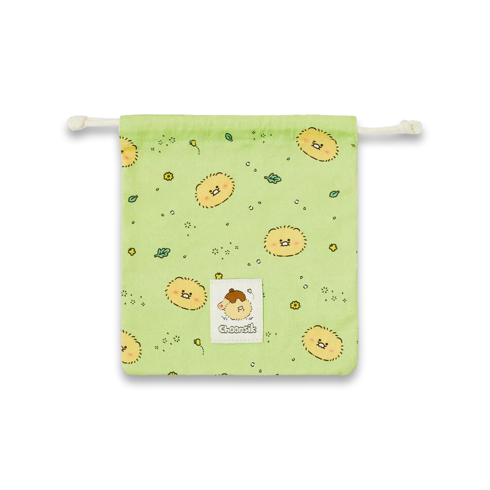 KAKAO FRIENDS [A Day of Fluffy Choonsik] String Pouch