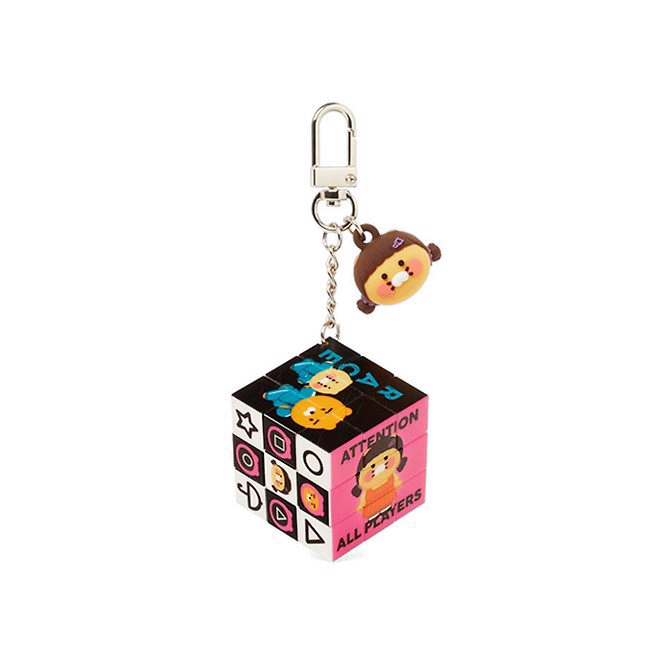 Kakao Friends X Squid Game Cube Keyring