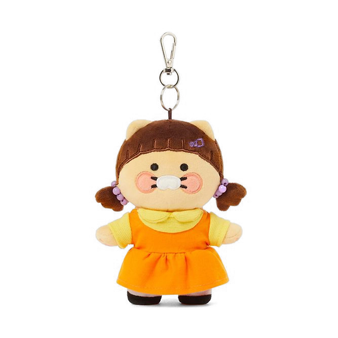 Kakao Friends X Squid Game Plush Doll Keyring