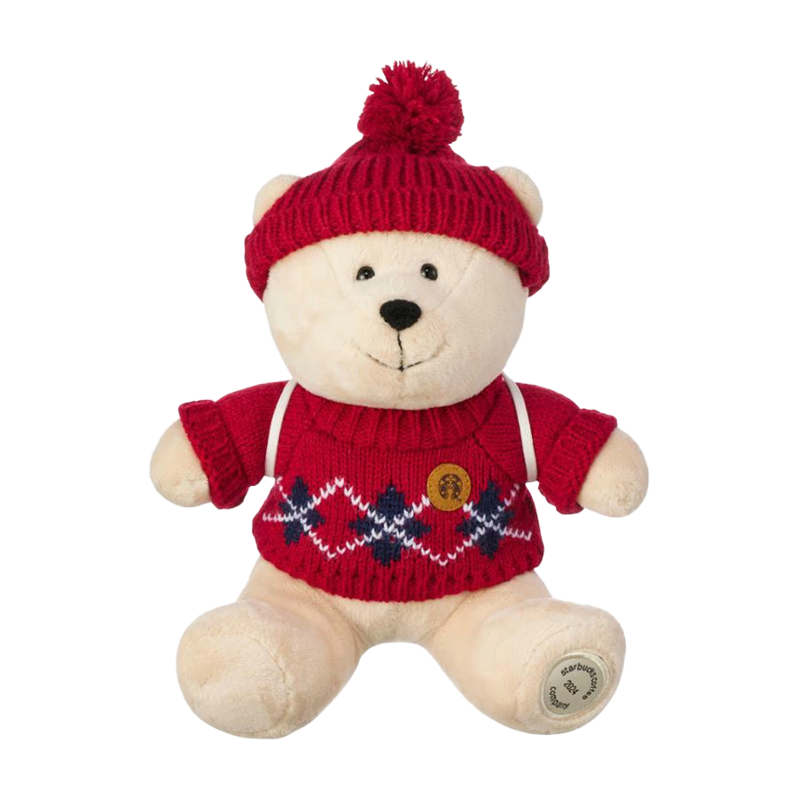 Starbucks Korea [Holiday Friends] Bearista Plush Doll