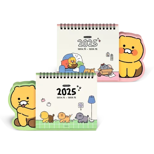 Kakao Friends [Ordinary Choonsik] 2025 Shape Desk Calendar