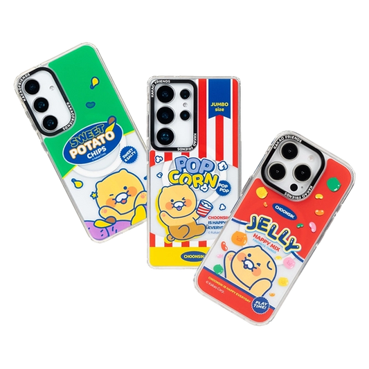 Kakao Friends Choonsik Clear Magnetic Phone Case