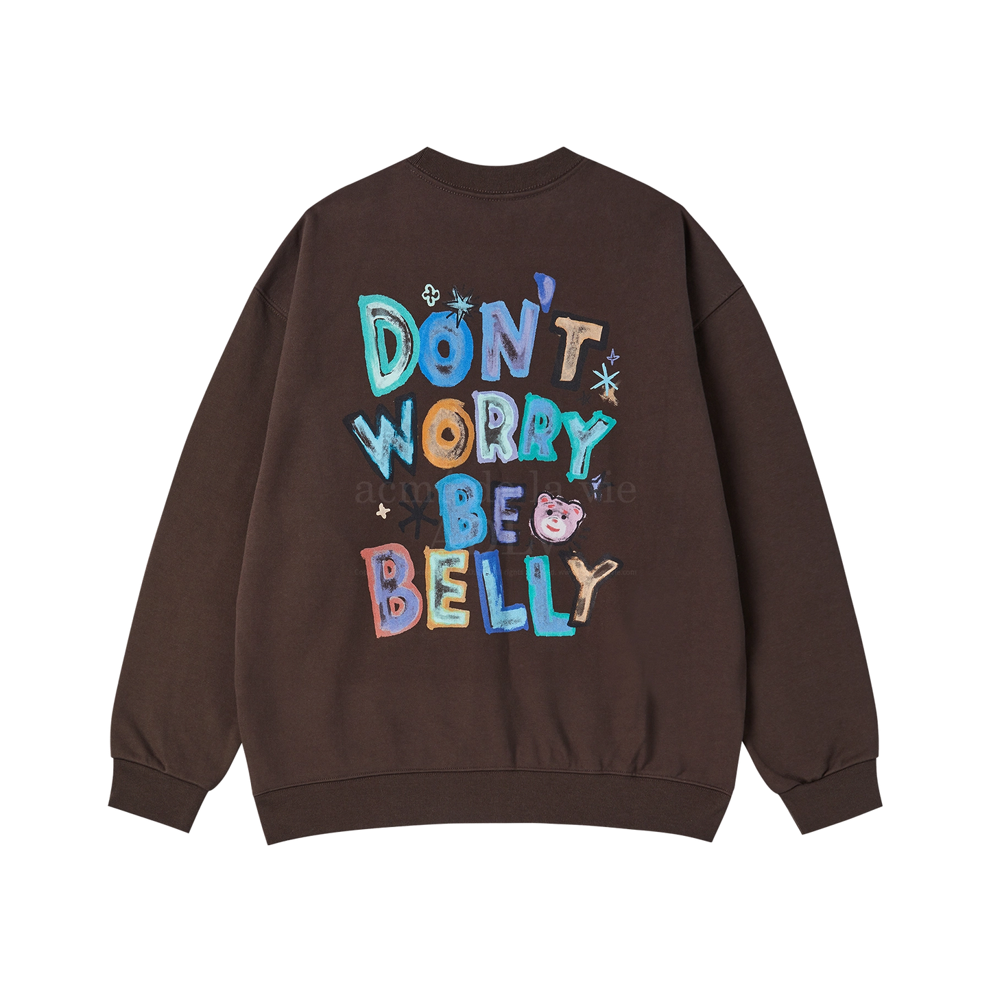 Bellygom X ADLV Belly Collage Logo Sweatshirt