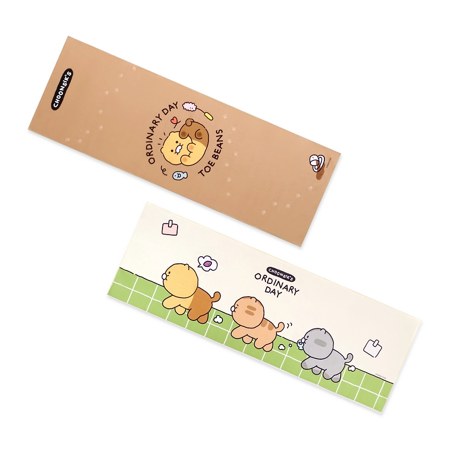 Kakao Friends [Ordinary Choonsik] Yoga Mat Towel