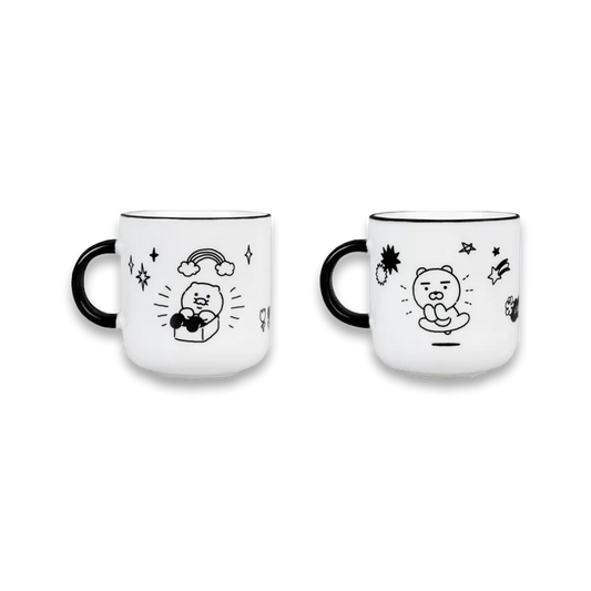 Kakao Friends [Doodle Doodle] Mug Cup Set 2P