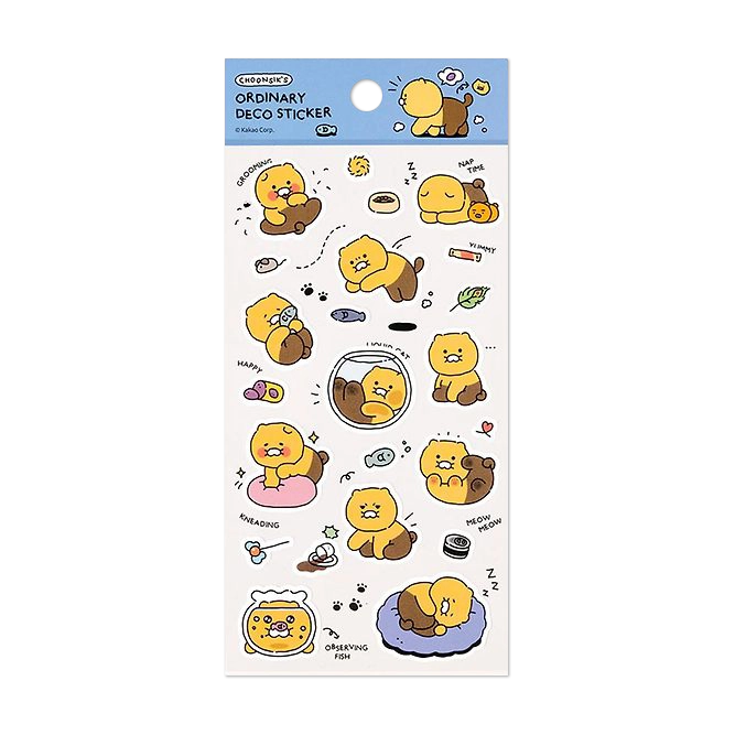 Kakao Friends [Ordinary Choonsik] Deco Sticker