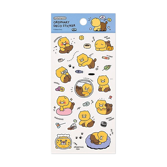 Kakao Friends [Ordinary Choonsik] Deco Sticker