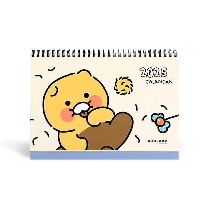 Kakao Friends [Ordinary Choonsik] 2025 Basic Desk Calendar
