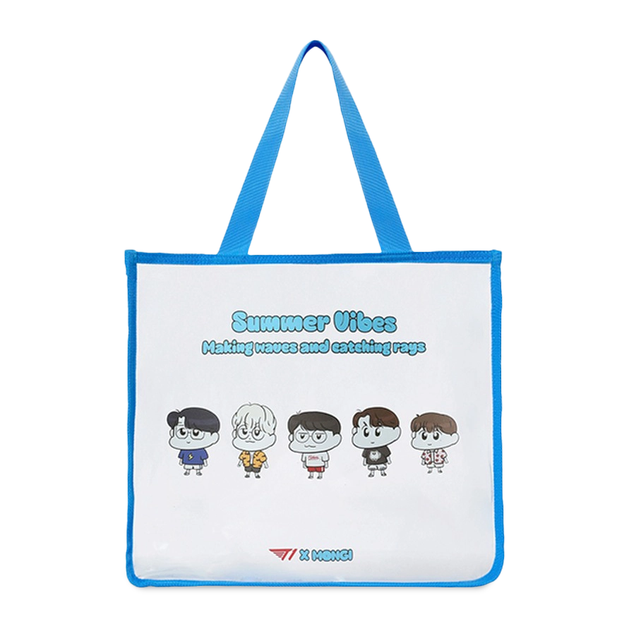 T1 X Mongi Summer Vibes PVC Tote Bag