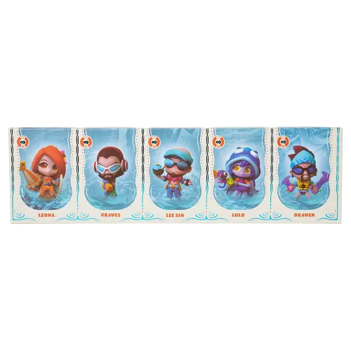 League of Legends Pool Party Mini Figure Set