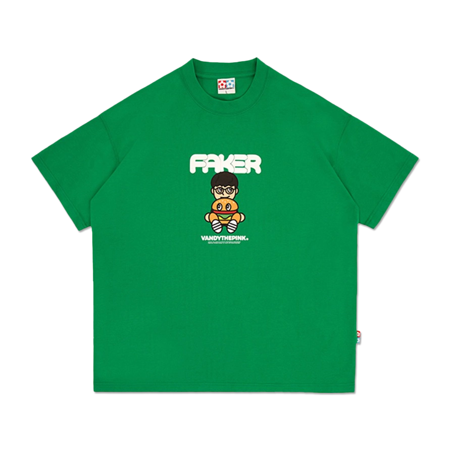 T1 [FAKER X VANDYTHEPINK] T-Shirt (Green ver)