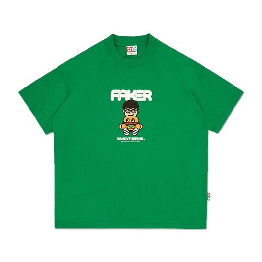 T1 [FAKER X VANDYTHEPINK] T-Shirt (Green ver)