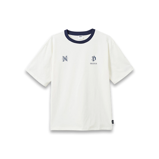 Dark Moon X SPAO [Nightball Collection] DECELIS Round Neck T-Shirt (Ivory)