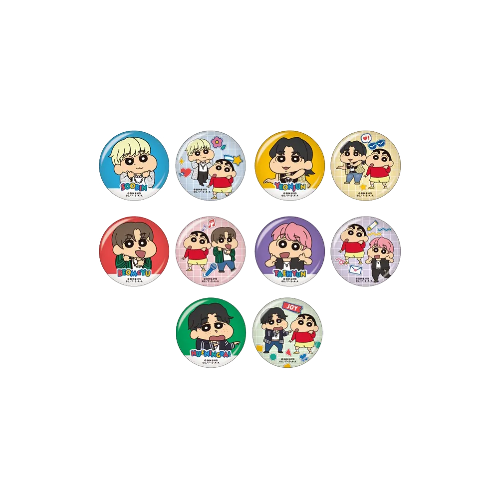 TXT X Crayon Shinchan Button Badges (Random)