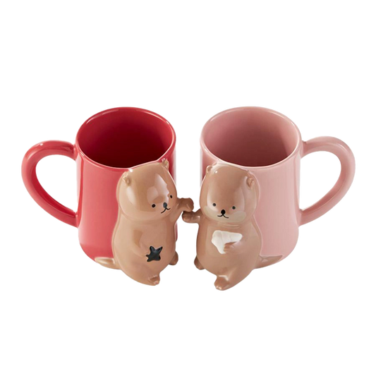 Starbucks Korea SS Lovely Otters Mug Set (2P)