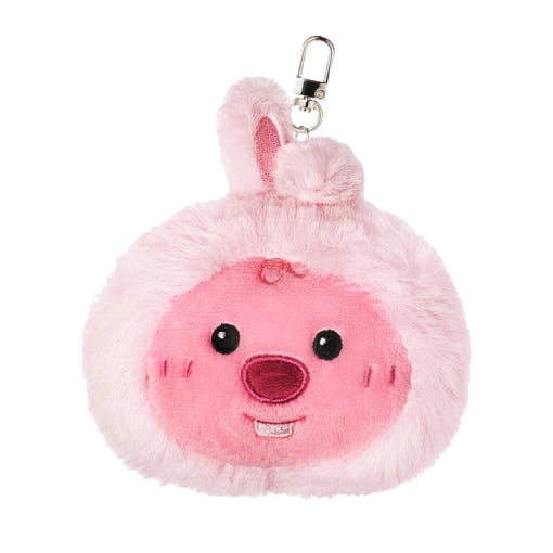 Zanmang Loopy Pink Rabbit Face Keyring