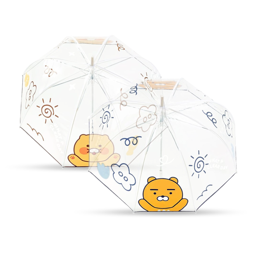 Kakao Friends Clear Long Umbrella