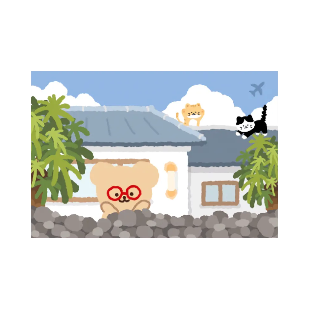 Teteum Friends Love Jeju Postcards