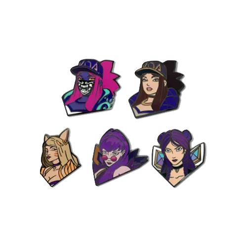 League of Legends [K/DA] Badge Set (Limited Edition)