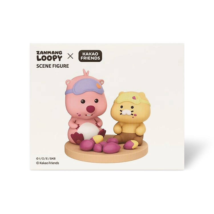 Kakao Friends X Zanmang Loopy Scene Figure